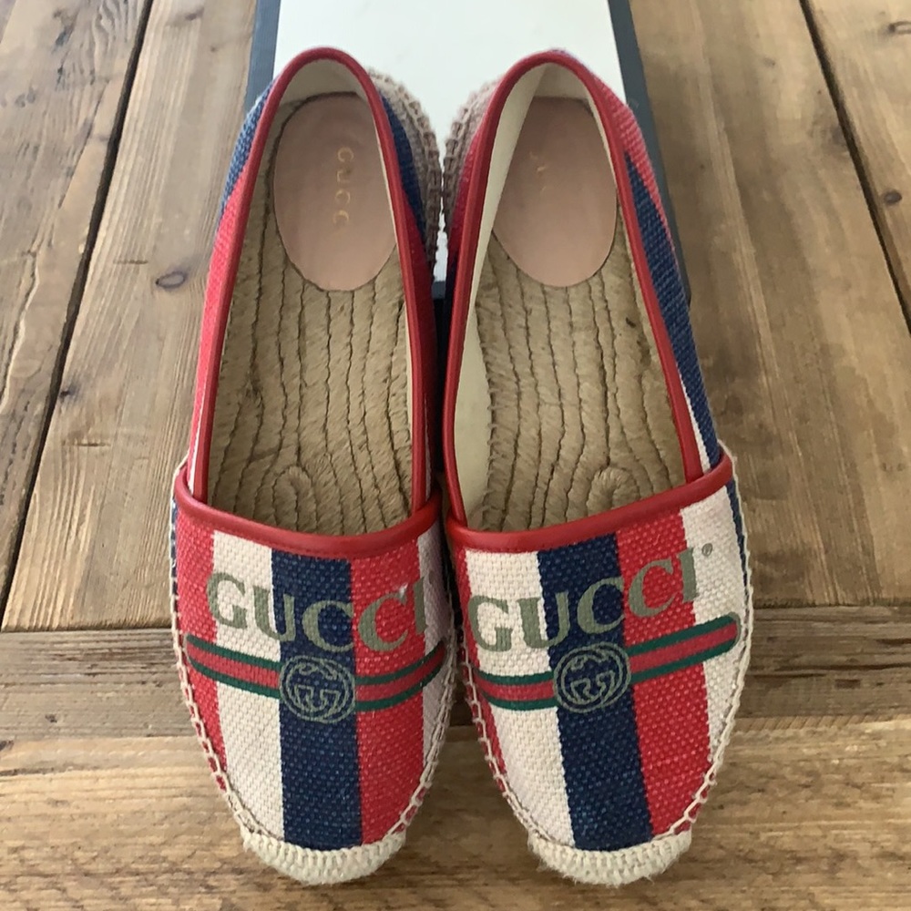 Authentic Gucci Espadrilles With Box Size 39 - image 2